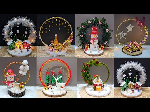 7 Economical Christmas Centerpiece ideas from waste Materials | DIY Christmas craft idea🎄406