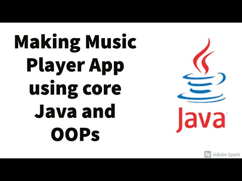 Music Player App | Core Java and OOPs | Java OOPs Project (Intermediate)