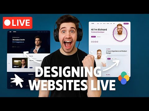 Live : Build a Portfolio Website using | HTML CSS & JS | Complete Responsive Portfolio html css