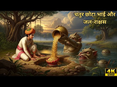 चतुर छोटा भाई, पुराना रस्सा और जल-राक्षस | बुद्धि की जीत | #hindistory #moralstory