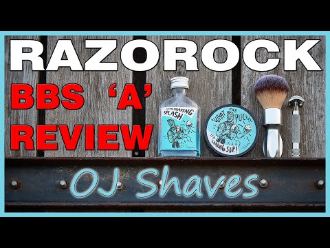 Razorock *NEW* BBS A (July 2021) Razor Review! | Blue Label Barbershop | Razorock 24mm Aluminum