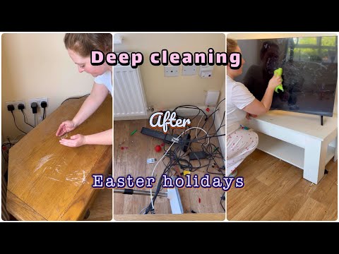 Deep cleaning after the Easter holidays!