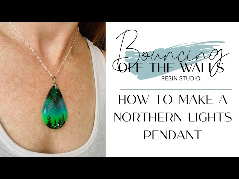 How To Make A Northern Lights Resin Pendant