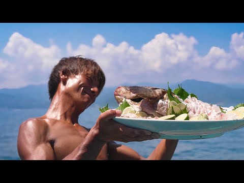 夏の船上「熟成ハタ」の灼熱火鍋｜神経抜き熟成