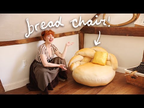 it's my birthday so I made a chair that looks like BREAD! (ft. Aunt Dena!!)