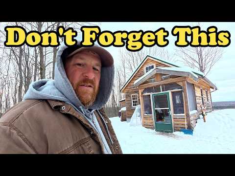 This Is What It Takes! Winter Living Off-Grid