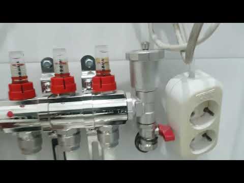 Коллектор теплого пола и насосно-смесительный узел TIM. Как работает система и что за байпас в узле.