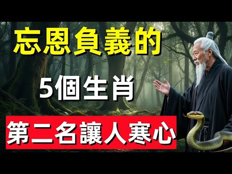 ⛩️☯🐉最容易忘恩負義的五大生肖｜第二名令人寒心，小心身邊出現！#修行思維 #修行 #福報 #禪 #道德經 #覺醒 #開悟 #禅修⛩️☯🐉