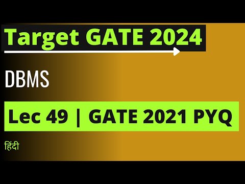 Lec 49: GATE 2024 Preparation | GATE 2021 PYQ By Jayesh Umre
