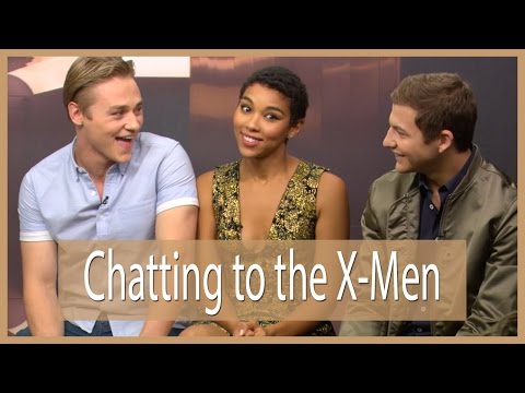 Chatting to the X-Men!
