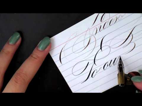 3. Pointed Pen Calligraphy 101: Paper, Ink and other supplies