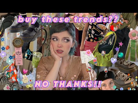Fashion propaganda I’m NOT falling for / Trends I am SKIPPING!!! 👎👎👎 | Anti-Haul, No buy list 