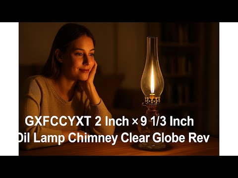 🪔 GXFCCYXT 2 Inch × 9 1/3 Inch Oil Lamp Chimney Clear Globe Review 🪔