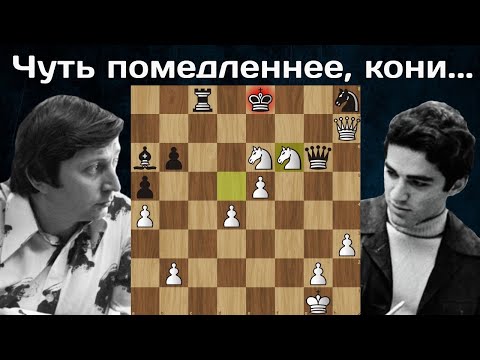 Юный КАСПАРОВ жертвует ДВУХ СЛОНОВ и разрывает Палатника КОНЯМИ! Шахматы