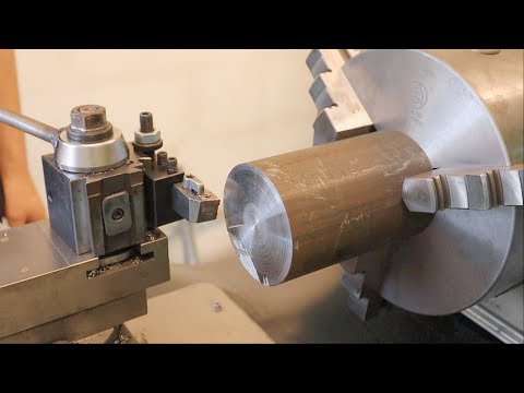 Tornitura boccola flangiata porta cuscinetti - Tornio e Fresa