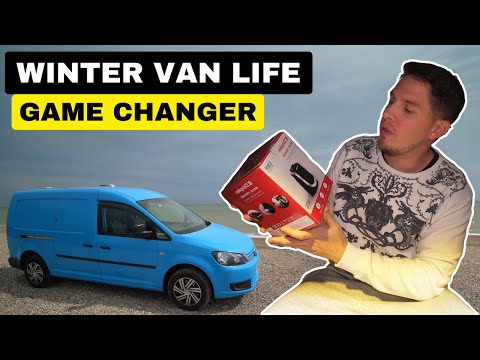 Low wattage heater options for winter van life UK - Stealth Micro Camper
