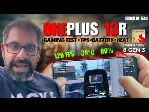 OnePlus 13R Performance Review 2025 | Gaming Test, FPS, Heating & Battery Life Explained