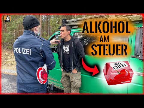 ALKOHOL am Steuer! BETRUNKEN wegen MON CHERI - Geht das? | Selbstexperiment | Survival Mattin