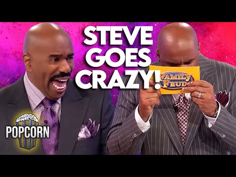 Steve Harvey Goes CRAZY At These Answers on Family Feud!
