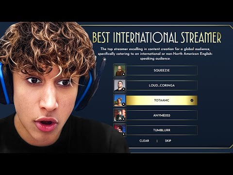 Tota's 2025 Streamer Awards..