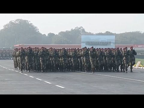 The annual Army Day Parade 2020 at Cariappa Parade Ground in New Delhi