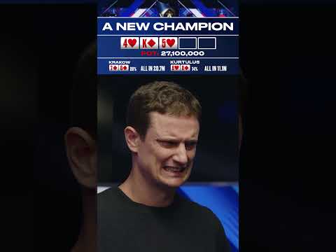 AND WE HAVE A CHAMPION 👑 #EPT #Poker