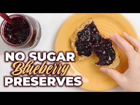 Make BLUEBERRY JAM Without Sugar!