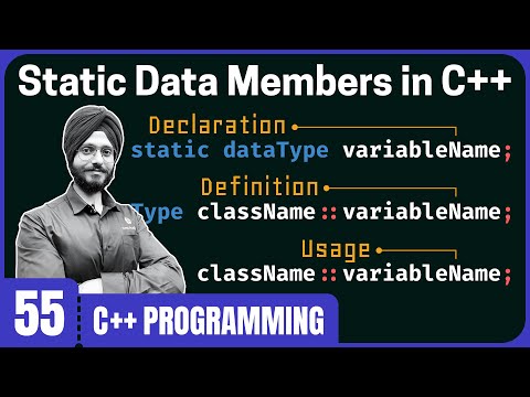 Static Data Members in C++