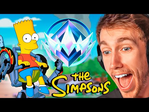 FIRST TIME TRYING RANKED! Fortnite | The Simpsons