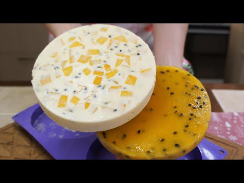 ДВЕ ТРОПИЧЕСКИЕ ПРОСЛОЙКИ | ПРОСЛОЙКА ИЗ МАНГО И МАРАКУЙИ РЕЦЕПТ