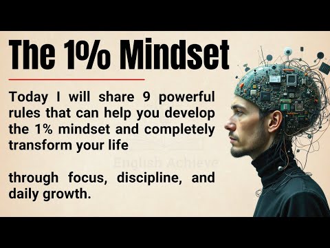 The 1% Mindset 🔥|| 9 Rules to Unlock Elite Discipline, Focus & Success || Graded Reader ✅