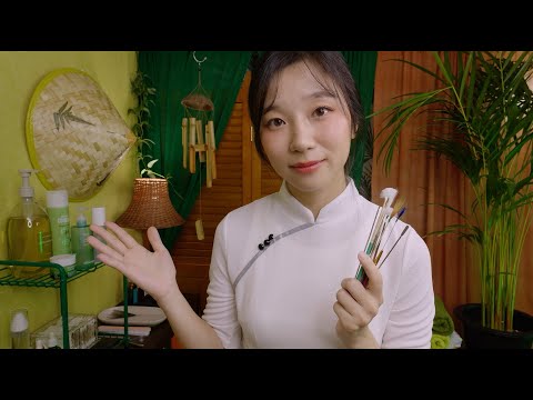 Vietnamese Full Care Course🌺✨ ASMR ear cleaning, foot care, facial & back massage, shampoo