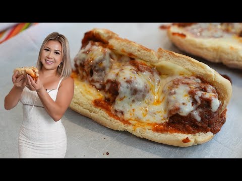 Sometimes a MEATBALL SUB is all you NEED, My MEATBALL & MARINARA Recipe is just PERFECT!