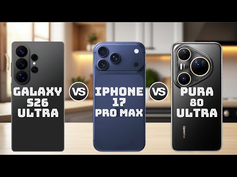 Galaxy S26 Ultra Vs iPhone 17 Pro Max Vs Huawei Pura 80 Ultra - Ultimate Flagship Comparison