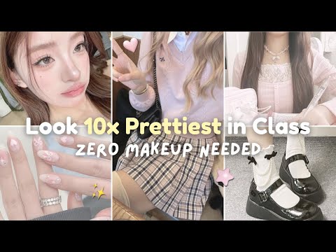 How to Look 10x Prettier for School (NO Makeup)