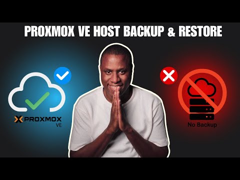 Proxmox VE Host Backup & Restore Using Proxmox Backup Server (PBS) | Complete Disaster Recovery