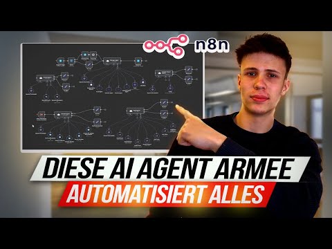 Ich habe eine AI-AGENT-ARMEE in N8N gebaut – GRATIS Vorlage