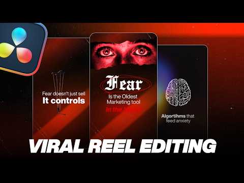 Edit Viral Reels in DaVinci Resolve FAST!!