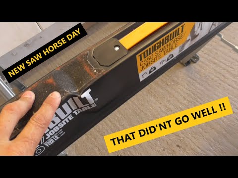 ***THE TOUGHBUILT C550 SAWHORSE***(its taken a battering!)ITS NEW SAWHORSE TIME