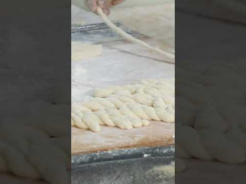 꽈배기 달인 / making sweet sugar twisted bread stick - korean street food