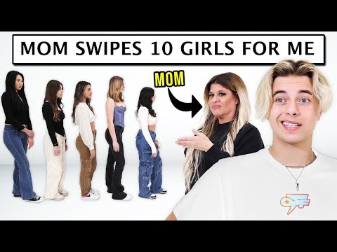 MOM SWIPES 10 GIRLS FOR HER SON! (HE FELL IN LOVE) ❤️