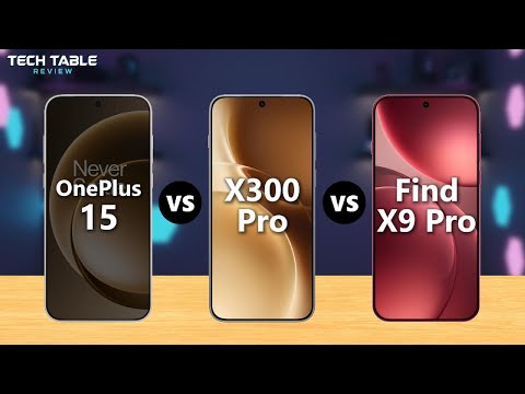 OnePlus 15 VS Vivo X300 Pro VS Oppo Find X9 Pro– Full Comparison!