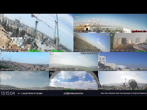 LIVE: Middle East real-time cameras from Iran, Israel, Qatar and more