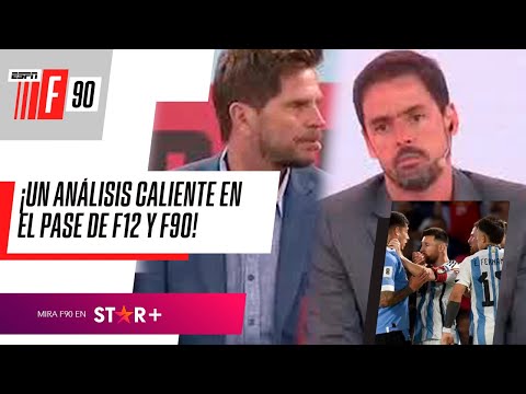 ¡IMPERDIBLE DEBATE sobre la victoria de Uruguay ante Argentina en el pase de #ESPNF90!