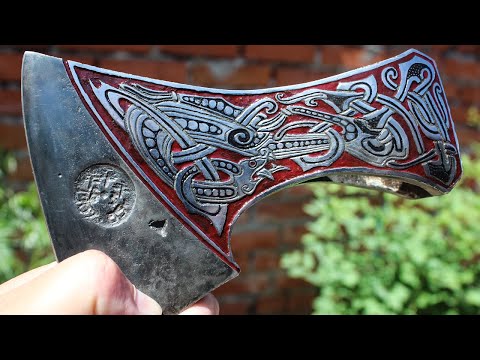 A friend said it wouldn't work. Restoration of an old axe in the old style