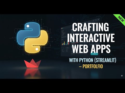 Streamlit Portfolio Website | Build a Personal Web App with Python