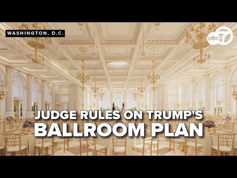 Judge could possibly deny request to stop White House ballroom construction