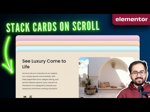 Stack Card Scroll Effect - FREE Elementor