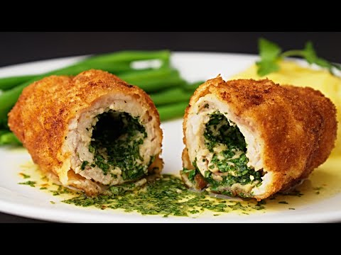 Chicken Kiev recipe | Garlic Butter stuffed Chicken Breast