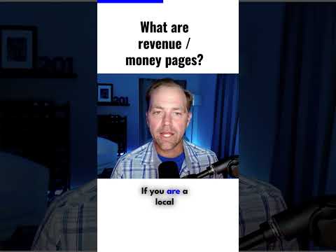 What is a Revenue / Money Page in SEO? #shorts